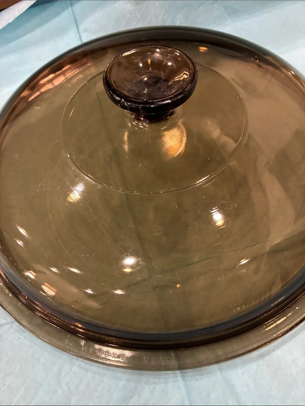 Smoky Glass Cookware Lid with Black Knob - Replacement for Pots & Pans